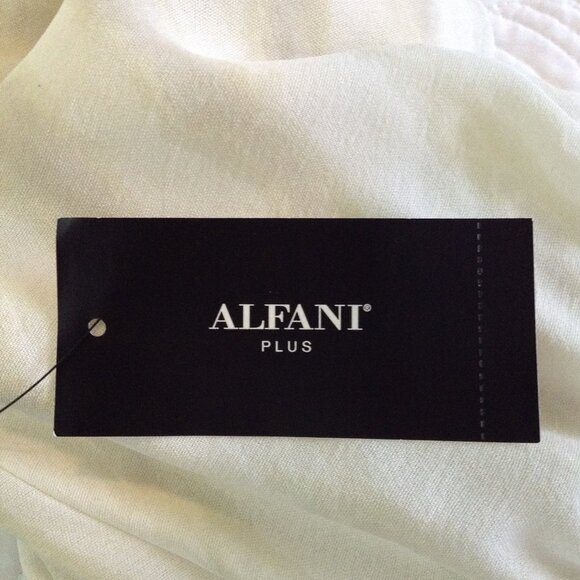 NWT Alfani 16W, Bone color, Maxi, Short cuffed sleeve; Special Occasion, Profess - Picture 4 of 7